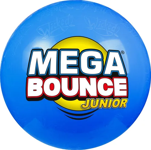 Vista 6 de Mega Bounce Junior La enorme pelota inflable de Wicked Vision 4.6 ft de circunferencia Bomba de pie incluida