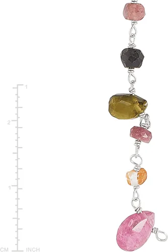 Vista 5 de Silpada Collar de turmalina Lariat en plata de ley, 18 pulgadas + 2 pulgadas, turmalina