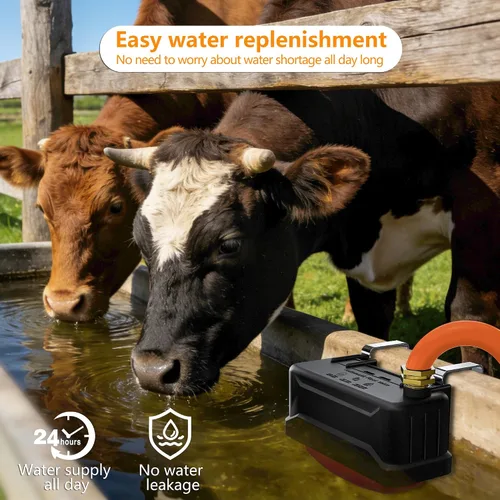 Vista 2 de Válvula de flotador automática de canal de agua para ganado con conector de cobre y cinta PTFE, control automático de nivel de agua, válvulas