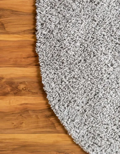 Vista 127 de Unique Loom Colección Davos Shag - Alfombra Lino
