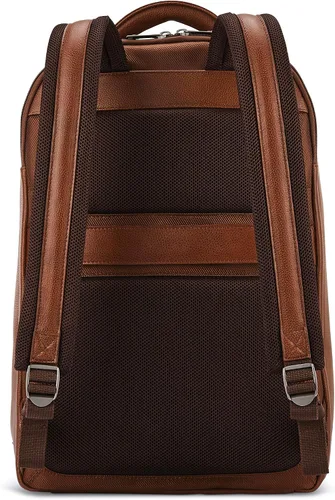 Vista 2 de Samsonite Mochila clásica de cuero, Coñac, Mochila clásica de cuero