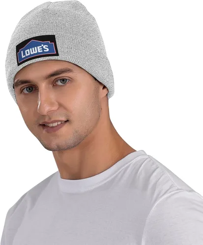 Vista 4 de ATOMDEAM Sombrero de punto Sombrero de lana Caliente Moda al aire libre Lowe'S-Logo-Blue_Sknitted Hat Unisex