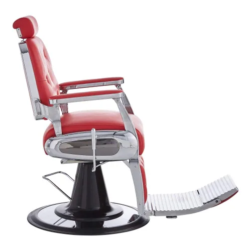 Vista 8 de Dir Silla de peluquería, sillas de peluquería resistentes color rojo Titan