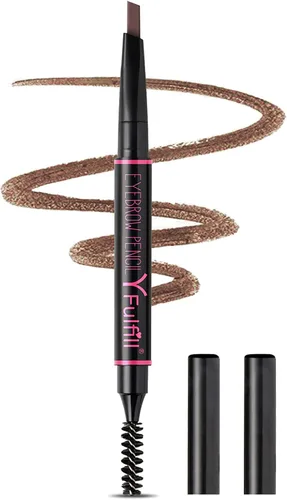 Vista 15 de Yfulfill Lápiz de Cejas Negro - Lápices de Cejas Impermeables para Mujeres Waterproof Eye Brow Pencil Black Color for Naturally Black Hair.