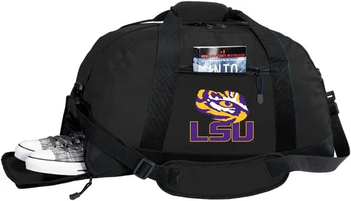 Vista 38 de Texas A&M Bolsa de lona - Texas A&M Aggies - Bolsas de gimnasio con bolsillo para zapatos, Negro