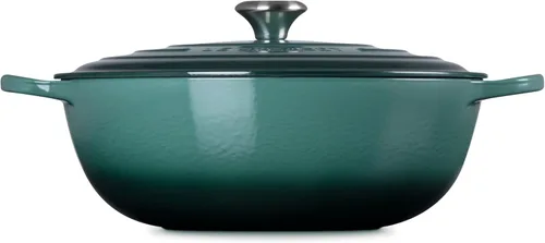 Vista 4 de Le Creuset Signature - Horno de chef de hierro fundido, 7.5 cuartos de galón, Artichaut