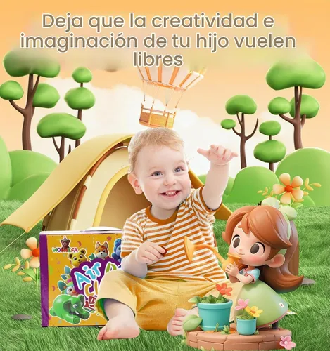 Vista 6 de Arcilla que se seca al aire para niños, 120 paquetes de arcilla de espuma de aire, 100 colores personalizados, más arcilla mágica blanca y negra