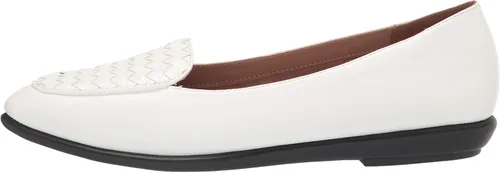 Vista 8 de Aerosoles Brielle - Zapatos planos de ballet para mujer, Blanco