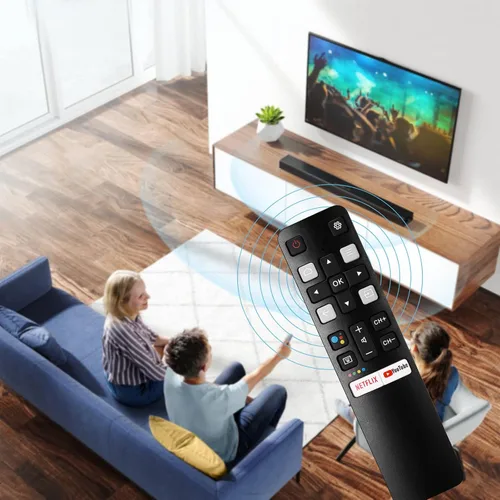 Vista 5 de RC802V Control remoto de voz Rplacement Compatible con todos los TCL Android 4K UHD Smart TV
