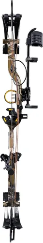 Vista 4 de Bear Species XT Bear Archery Arco compuesto listo para cazar Mossy Oak Bottomland/Negro