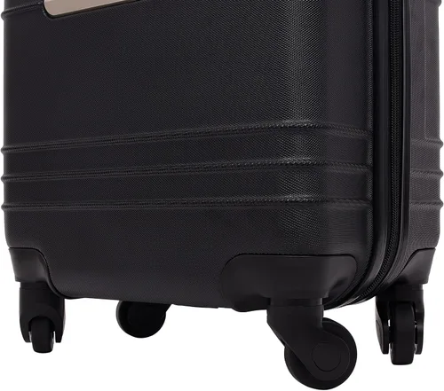 Vista 4 de Travelers Club Equipaje de mano Richmond Spinner de 20", Negro -, Equipaje de mano Richmond Spinner de 20