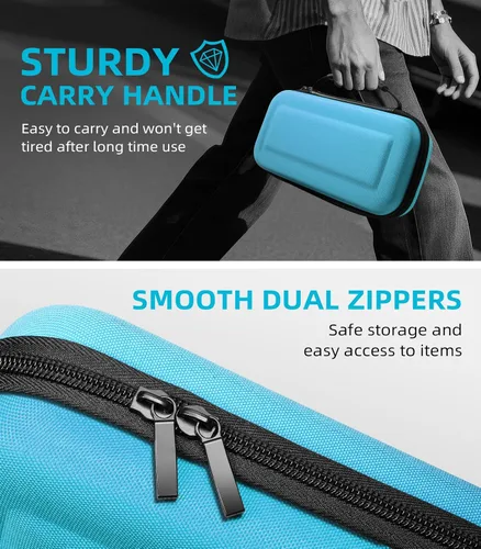 Vista 72 de TiMOVO Carrying Case for Nintendo Switch 2 (2025), Large Capacity Protective Hard Shell Portable Travel Case Pouch for Switch 2, with 10 Game Card