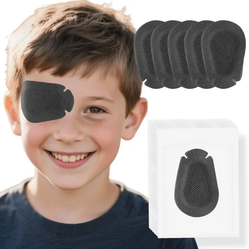 Vista 12 de Paquete de 20 parches adhesivos para los ojos para niños - Parche médico transpirable para los ojos para tratamiento de ambliopía (ojo perezoso)