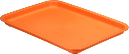 Vista 7 de PATIKIL Bandeja de comida rápida de 12 x 9, bandeja rectangular multiusos de plástico reutilizable para cafetería, restaurante, cocina en casa, Azul