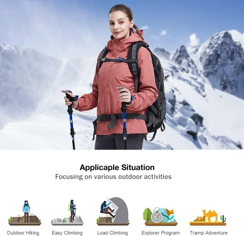 Vista 20 de CAMEL CROWN Chaqueta de esquí impermeable 3 en 1 para mujer, abrigo de invierno rompevientos, chaquetas de snowboard para lluvia, nieve, senderismo