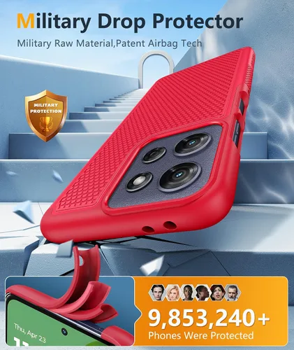 Vista 78 de FNTCASE Funda para iPhone 17 Pro: Fundas delgadas translúcidas de color azul claro compatibles con MagSafe, protección completa de la cámara