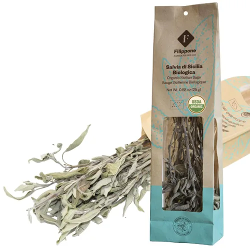 Vista 11 de FILIPPONE - Hojas de Laurel Orgánicas en Tallo, 25 g (0,88 oz), Sicilianas, Certificadas Orgánicas por el USDA Sicilian Bay Leaves Dried on Stem