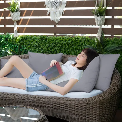 Vista 8 de Utopia Bedding - Fundas impermeables para almohadas decorativas con cremallera (sin inserto para almohada) 20 x 20 pulgadas (paquete de 2, gris)
