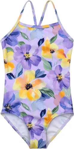 Vista 9 de Traje de baño de una pieza para niñas, bonito traje de baño de una pieza de 2 a 12 años Mariposa