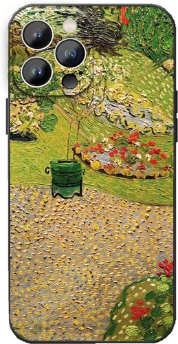 Vista 8 de Van Gogh - Funda para iPhone 12 Pro Max, diseño de ramo de flores en un florero, resistente al agua y a prueba de golpes para iPhone 12 Pro Max