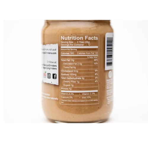 Vista 2 de Georgia Grinders Mantequilla de anacardo cremosa de 12 onzas, (1 CT), suave crema de anacardo gourmet, aprobada por Whole30, apta para dieta