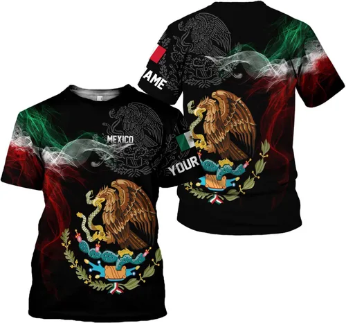 Vista 5 de Sudadera con capucha mexicana personalizada 3D, sudaderas mexicanas personalizadas para hombres, sudadera con capucha mexicana unisex, sudaderas