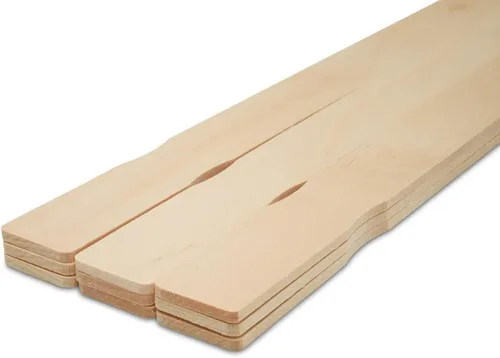 Vista 15 de Palitos de pintura de 6 pulgadas, caja de 50 agitadores de pintura de madera dura, paletas de mezcla de madera para epoxi o resina, marcadores