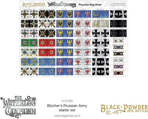 Vista 4 de Warlord Games Black Powder Epic Battles - Waterloo: Juego de iniciación del ejército prusiano de Bl cher, escala épica de 0.512-0.591 in en miniatura