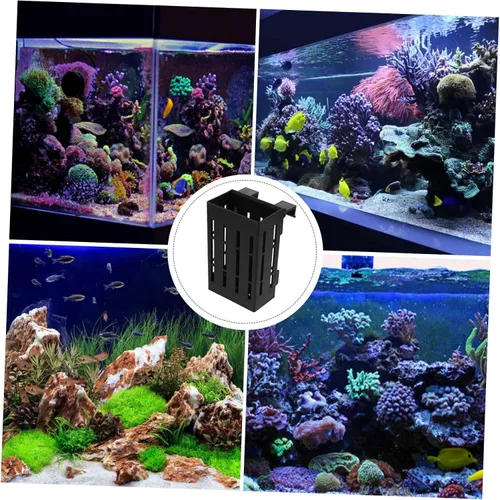 Vista 7 de Ipetboom Soporte colgante para plantas de acuario, 4 piezas, maceta acuática con gancho, plantas acuáticas para acuario, plantas de agua
