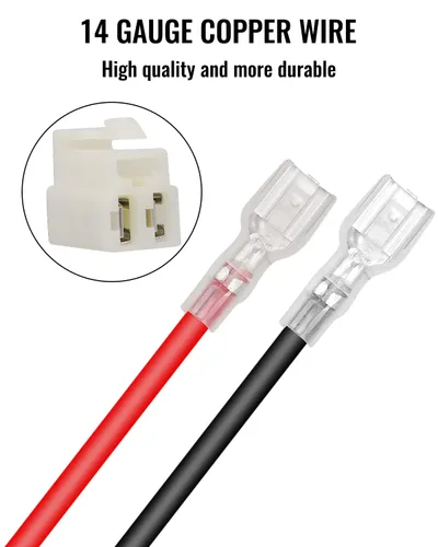 Vista 4 de TIKSCIENCE Arnés de cable de batería para Razor PR200 MX350 MX400 Pocket Mod Pocket Rocket V27+, enchufe de 3 agujeros