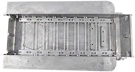 Vista 3 de Mato 1/16 Chasis de metal con tensor de riel panel trasero para Heng Long 3818-1 RC German Tiger 1 tanque inferior casco robot chasis
