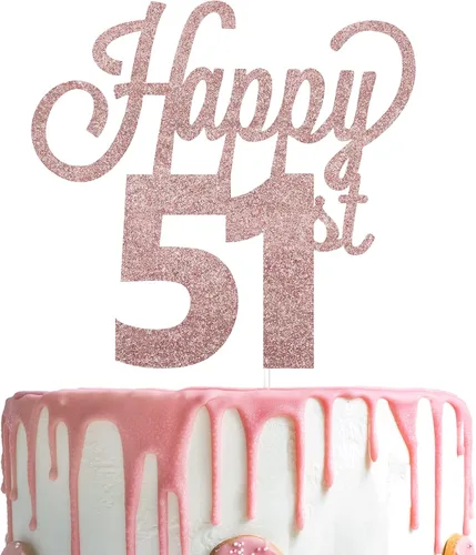 Vista 67 de LINGTEER - Decoración para pastel con texto "Happy Birthday 100", color negro