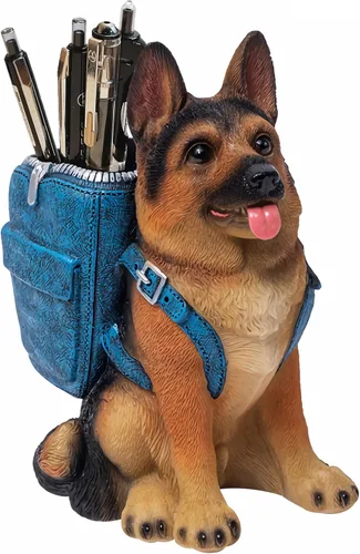Vista 12 de Soporte para bolígrafo de perro para escritorio, regalos de bulldog francés para hombres, mujeres y niños, soporte único para lápices, divertido