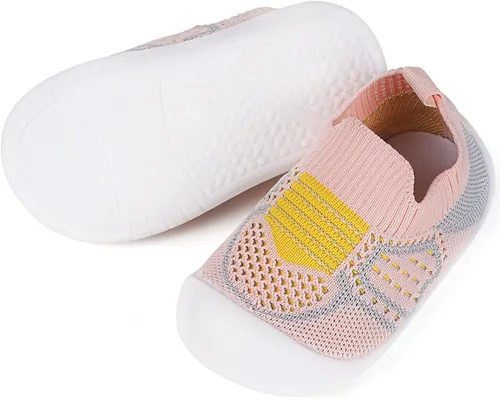 Vista 71 de Zapatos de bebé Pantuflas para niños pequeños, calcetines para niños y niñas, suela antideslizante