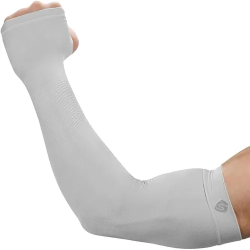Vista 13 de Mangas para brazo, para hombres o mujeres. Para calentar o refrescar. Guantes de Compresión con factor de protección de los rayos ultravioleta UPF 1