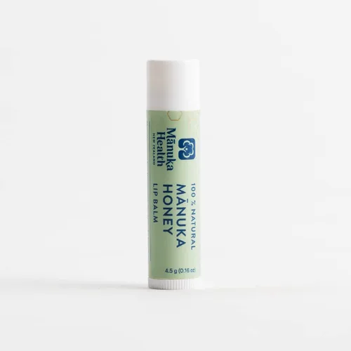 Vista 6 de Manuka Health Lip Rescue - Bálsamo labial de 0.16 onzas para labios secos y agrietados, bálsamo labial 100% natural con miel de manuka y cera