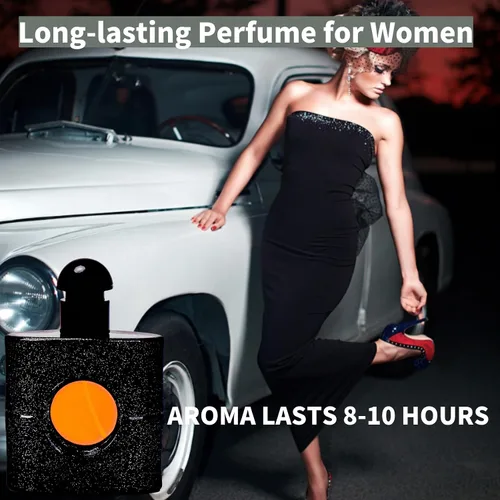 Vista 3 de HeiYaYa - Perfume de 1.7 onzas/1.7 fl oz, perfume para mujeres con aromas de café y vainilla dulce, Eau de Parfum de larga duración, perfume