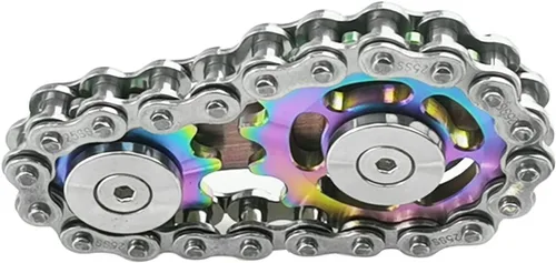 Vista 2 de FREELOVE Sprockets - Juguetes para ansiedad para adultos y niños, engranajes de bicicleta de metal, bloque de acoplamiento, cubo cinético EDC, cubo