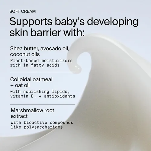 Vista 6 de Coterie Baby Bath Skincare Essentials Set Champú de 16.2 onzas + gel de baño, 16.2 oz loción facial + cuerpo Sin fragancia, hipoalergénico, pH
