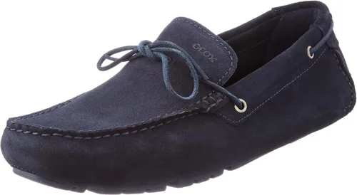 Vista 5 de Geox Mocasín de conducción Monet19 para hombre Cuero negro