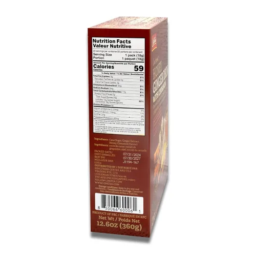Vista 2 de Lipatea - Bebida instantánea de miel y jengibre con canela, sin cafeína, té de hierbas, té natural (paquete de 1)