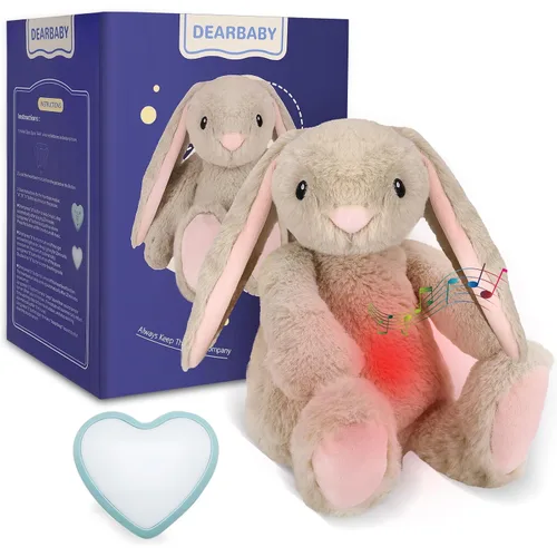 Vista 7 de DEARBABY Mamá Sosegón para Bebé, Juguetes Esenciales para Recién Nacidos de 0 a 6 Meses, Máquina de Sonido para Niña para Navidad para Guardería