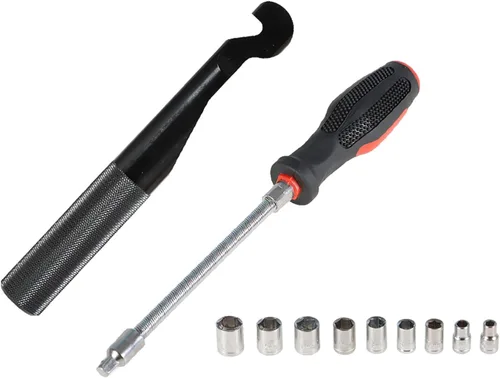 Vista 3 de Silscvtt Herramienta de extracción de cubierta de embrague con kit de herramientas de cambio de correa de repuesto para Polaris 800 900 S 1000 XP