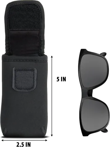 Vista 2 de USA Gear Funda para gafas de sol y lentes para gafas y sombras de diseñador