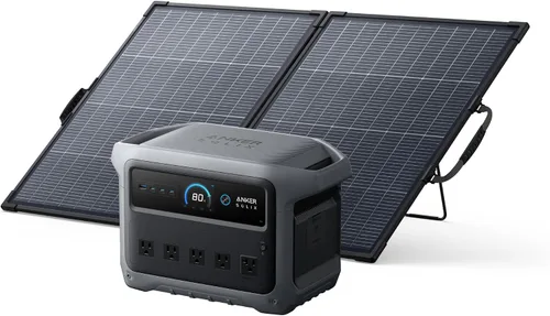 Vista 12 de Anker SOLIX C1000 Gen 2 Estación de energía portátil, generador solar de 2,000 W (pico 3,000 W), carga completa en 49 minutos, batería LiFePO4