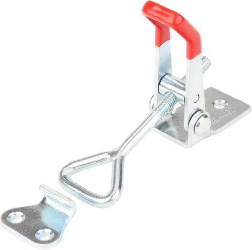 Vista 12 de Utoolmart Abrazadera de palanca ajustable, botón de liberación rápida, abrazadera de palanca de acción de empuje de tracción de 99 libras