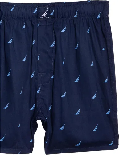 Vista 3 de Nautica Paquete de 3 bóxers de algodón tejido para hombre