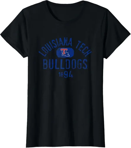 Vista 22 de Louisiana Tech Bulldogs Vintage 1894 - Camiseta con licencia