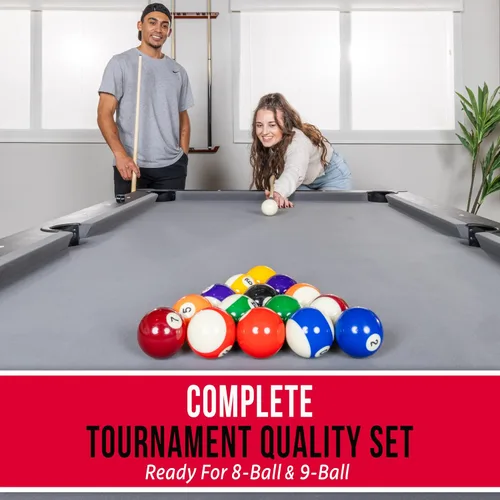 Vista 2 de GoSports Bolas reguladoras de billar para mesa de billar – Juego de 16 bolas de billar, juego de bolas profesionales para mesa de billar