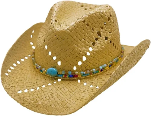Vista 11 de Panama Jack Sombreros de sol para mujer - Pajita trenzada de papel, estilos surtidos Visera solar enrollable natural